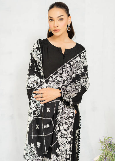 Muraad Pret Embroidered Raw Silk 3 Piece Suit Nora