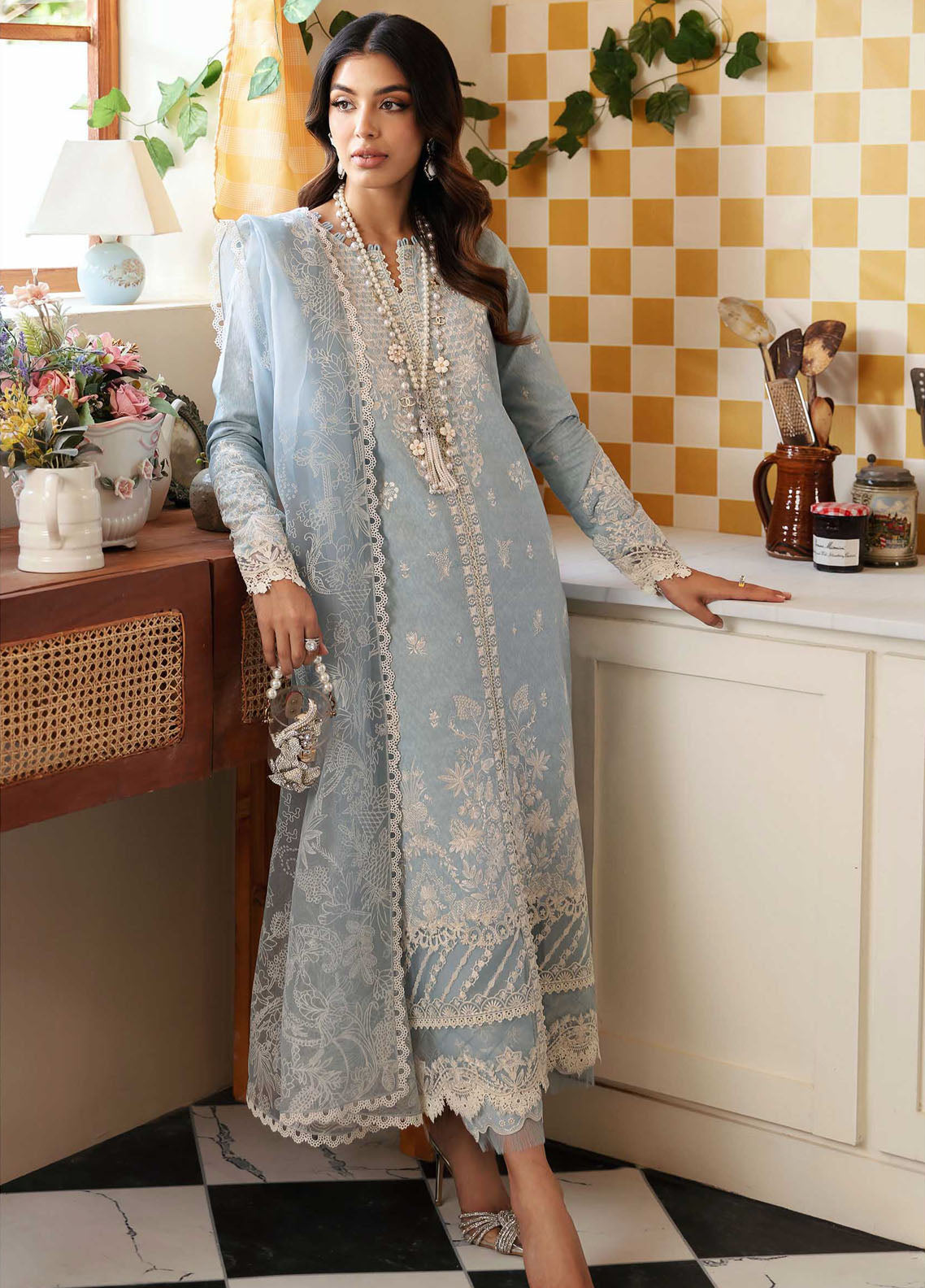 Kanwal Malik Pret Embroidered Jacquard 3 Piece Suit Sophie