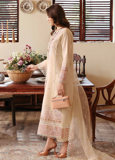 Kanwal Malik Pret Embroidered Lawn 3 Piece Suit Amelia