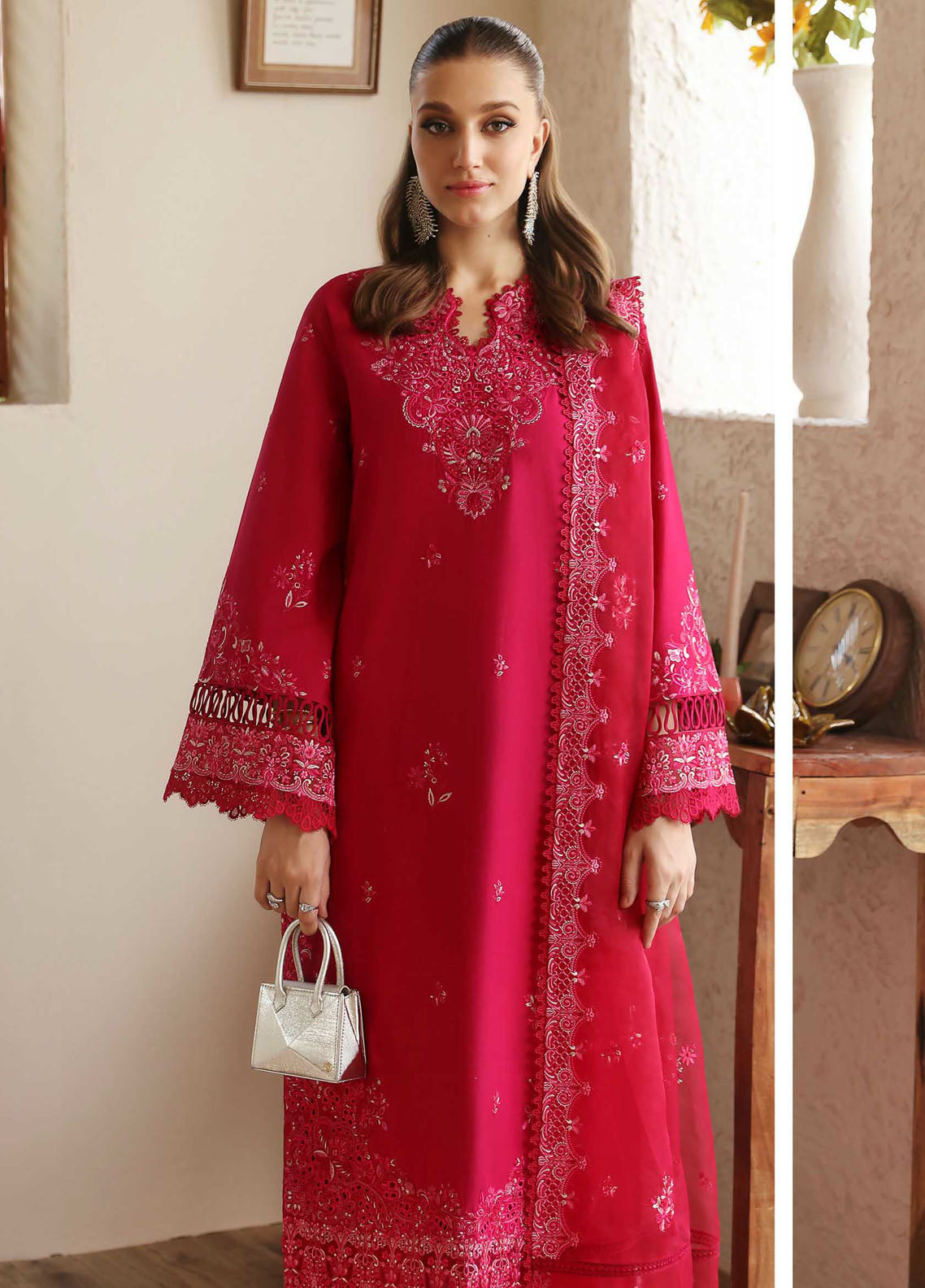 Kanwal Malik Pret Embroidered Lawn 3 Piece Suit Natalia