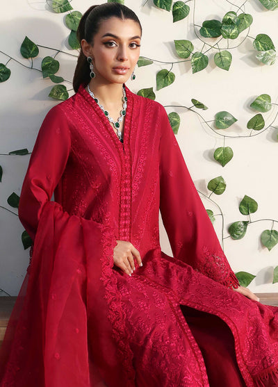 Kanwal Malik Pret Embroidered Lawn 3 Piece Suit Paula