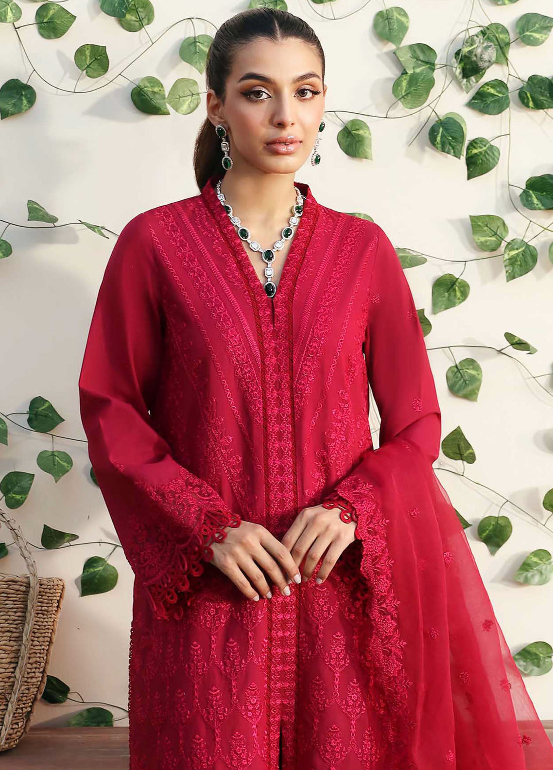 Kanwal Malik Pret Embroidered Lawn 3 Piece Suit Paula