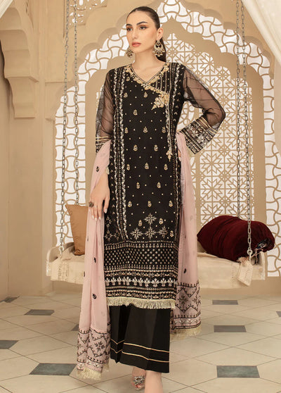 Shamooz Pret Embroidered Organza 3 Piece Suit SHM23K SEM-0505 Gul Bano