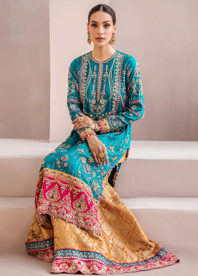 Malook By Shazia Ovais Pret Formal Silk 3 Piece Suit MWE-007 Zeenia