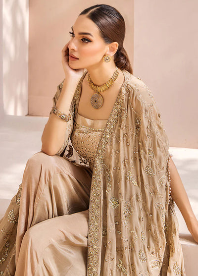 Malook By Shazia Ovais Pret Formal Chiffon 3 Piece Suit MWE-008 Kiran