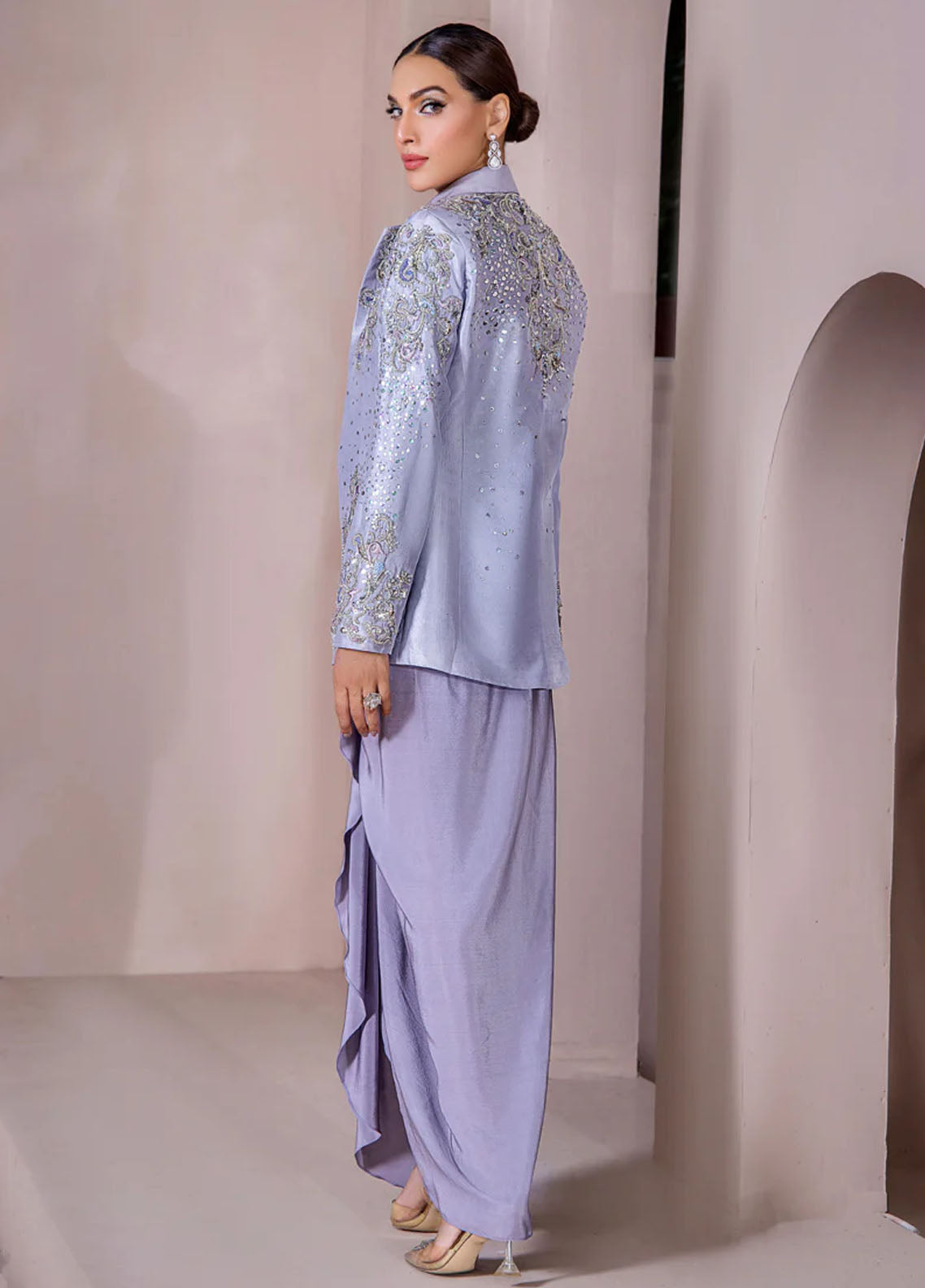 Malook By Shazia Ovais Pret Formal Silk 3 Piece Suit MWE-011 Charming