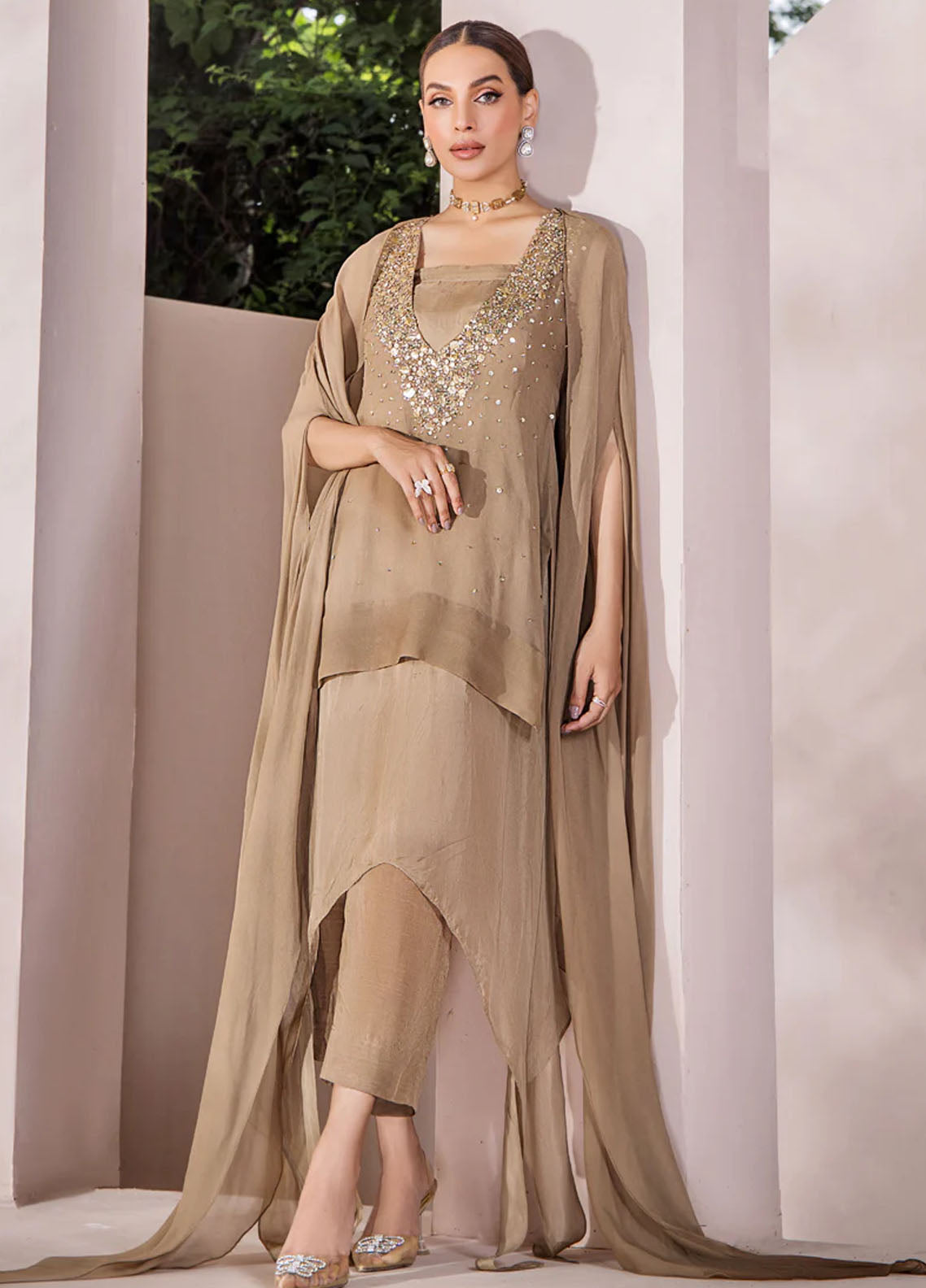 Malook By Shazia Ovais Pret Formal Chiffon 3 Piece Suit MWE-012 Zaria