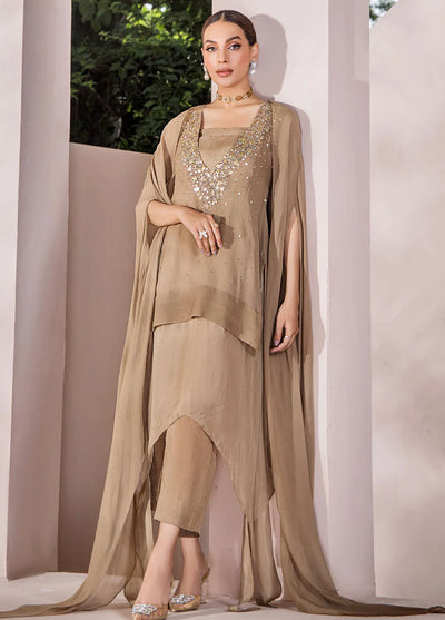 Malook By Shazia Ovais Pret Formal Chiffon 3 Piece Suit MWE-012 Zaria