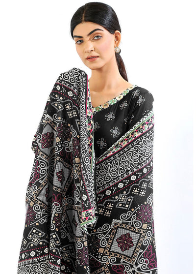 Khas Monochrome Unstitched Lawn Collection 2023 KLA-1996