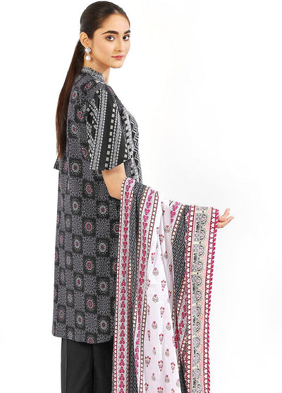 Khas Monochrome Unstitched Lawn Collection 2023 KLA-1998