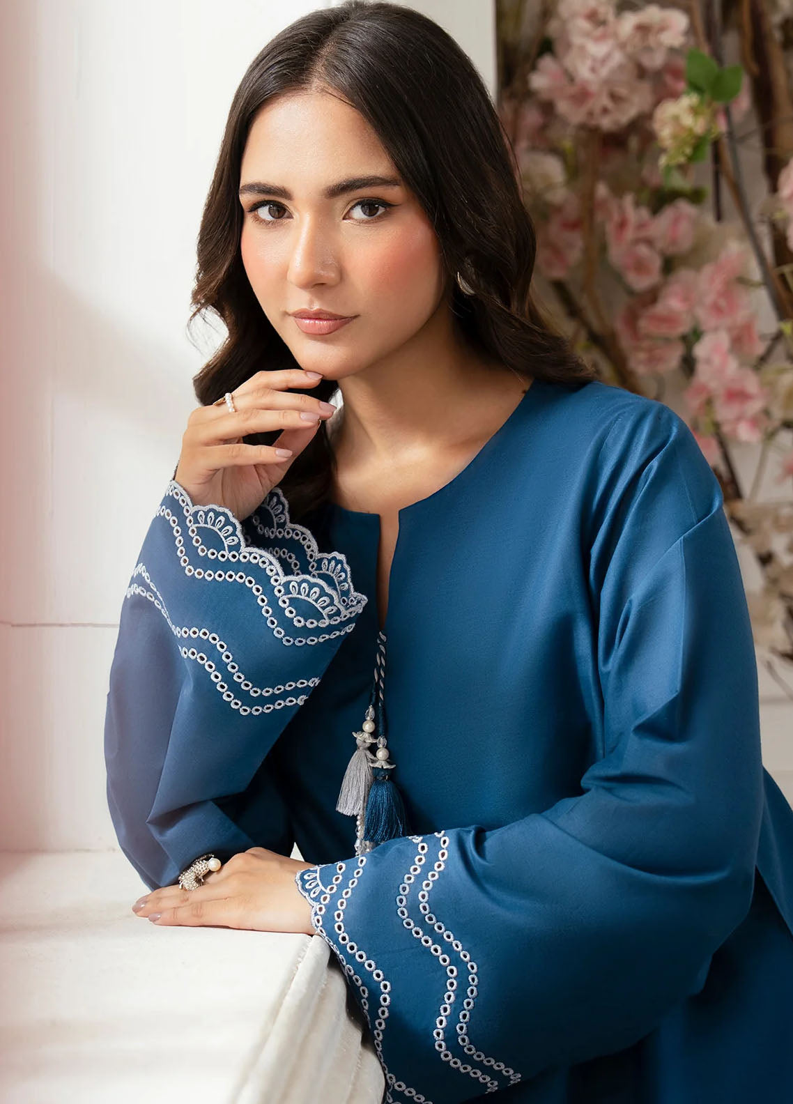 Kiana by Imrozia Pret Embroidered Lawn 2 Piece Suit SP-74 Tara