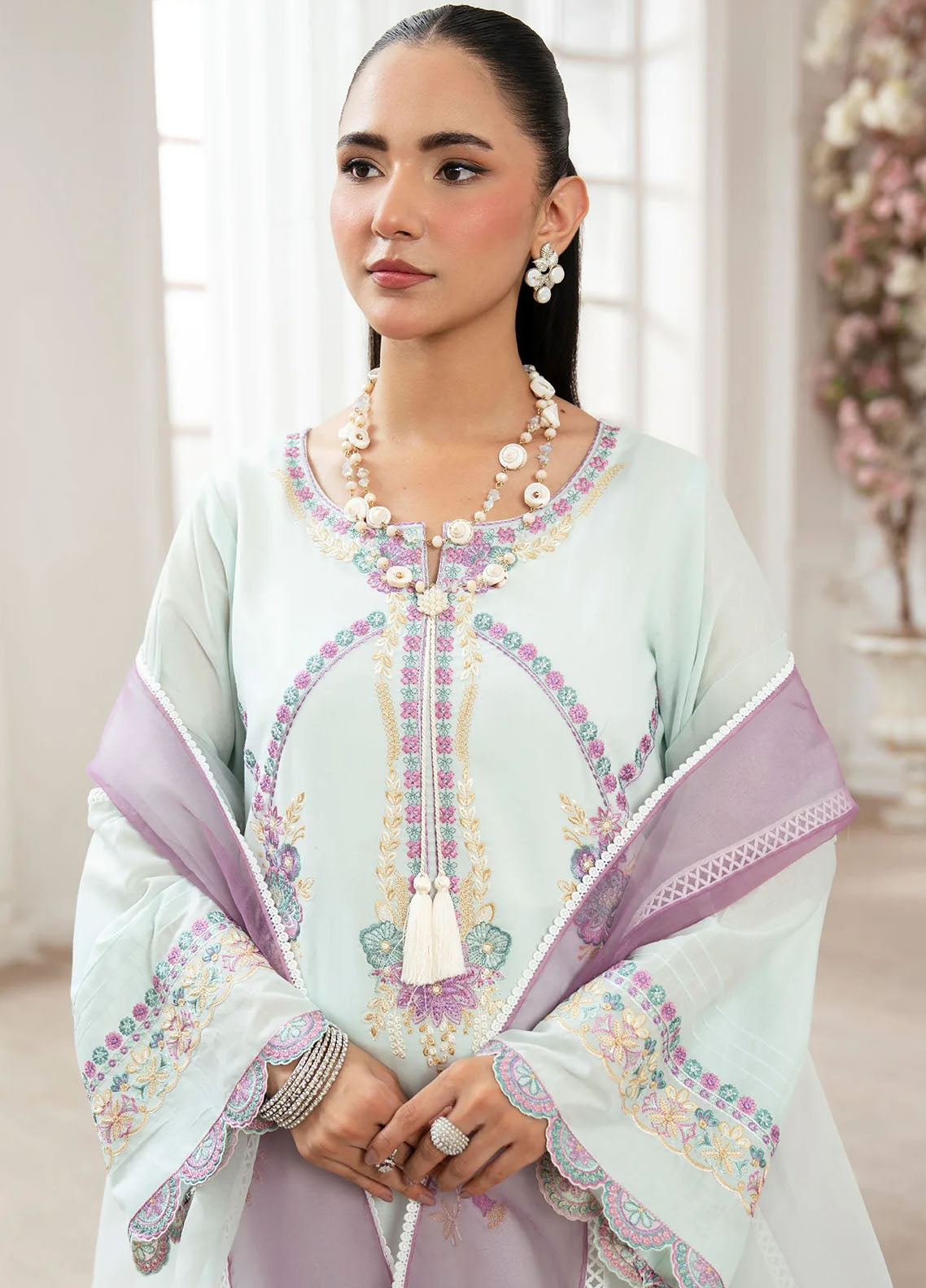 Kiana by Imrozia Pret Embroidered Lawn 2 Piece Suit SP-77 Jael