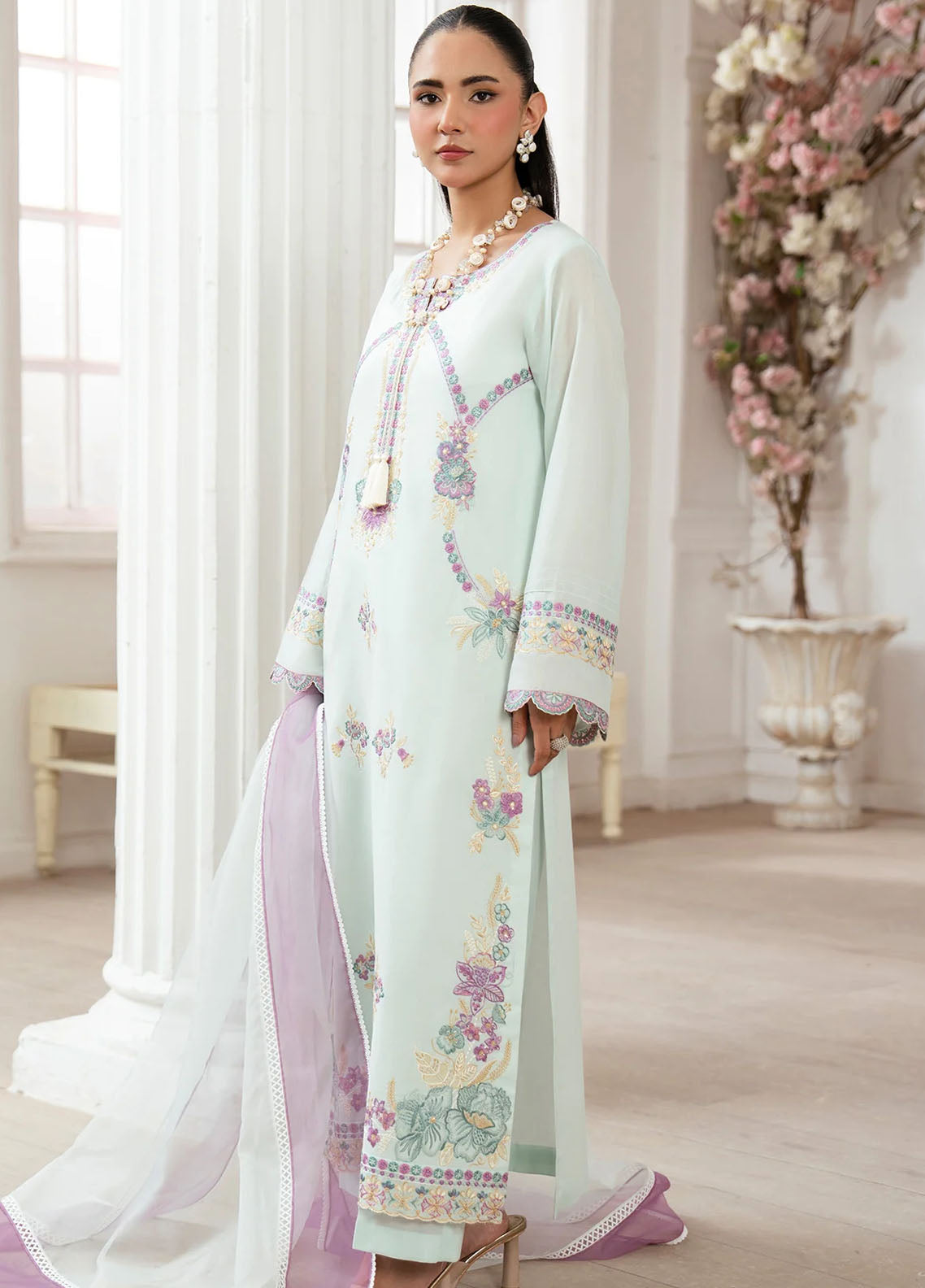 Kiana by Imrozia Pret Embroidered Lawn 2 Piece Suit SP-77 Jael