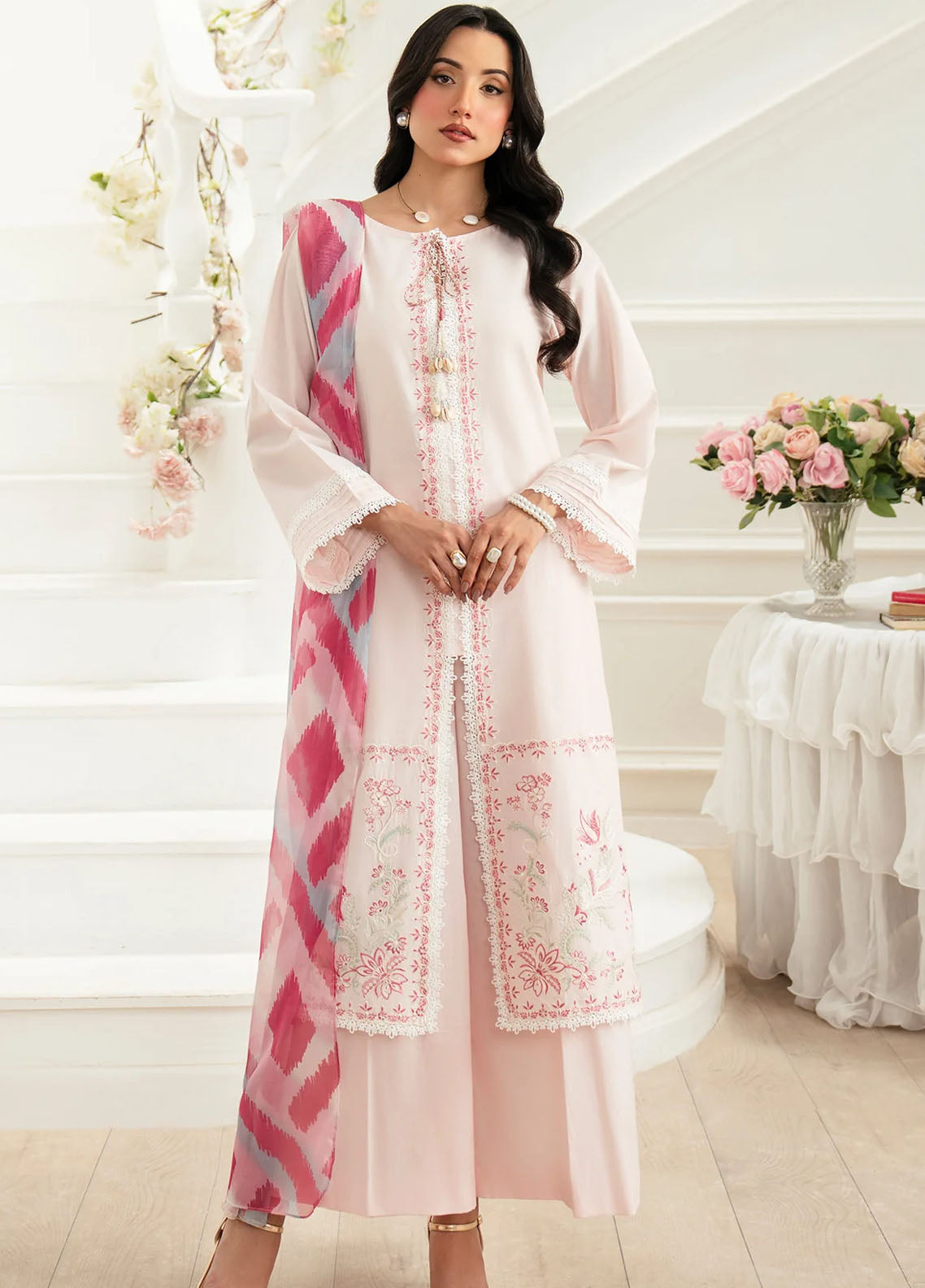 Kiana by Imrozia Pret Embroidered Lawn 2 Piece Suit SP-84 Nessa