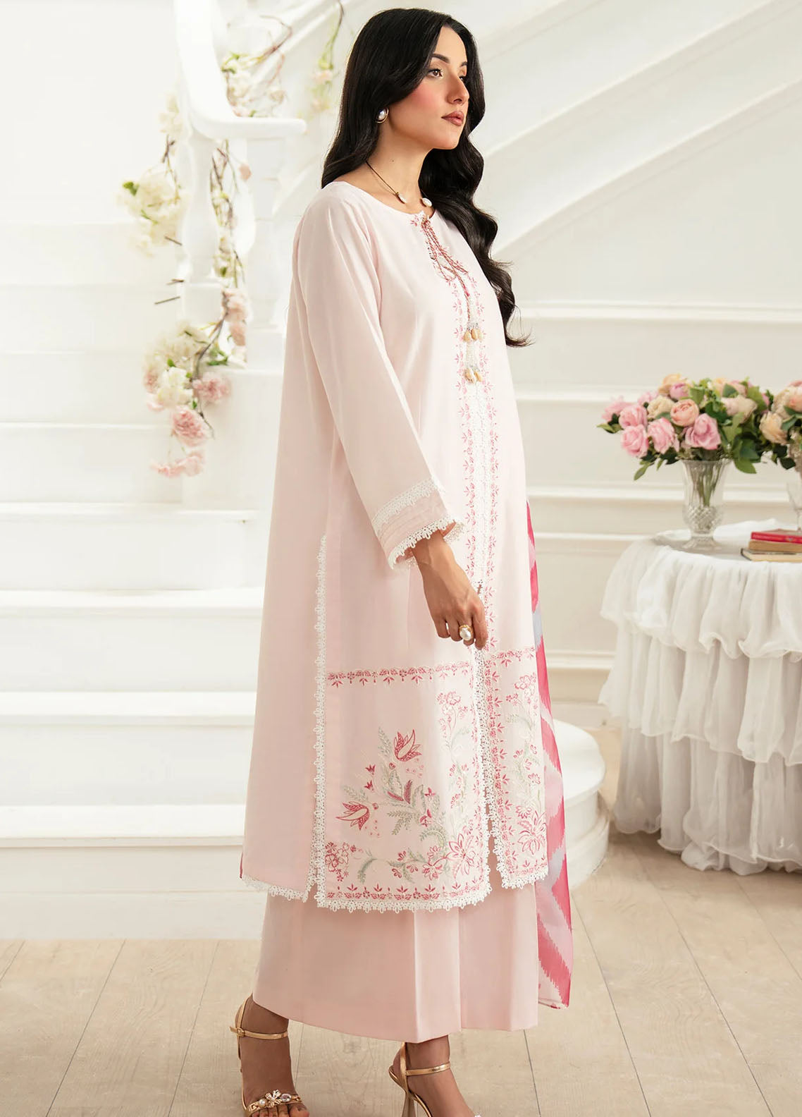 Kiana by Imrozia Pret Embroidered Lawn 2 Piece Suit SP-84 Nessa