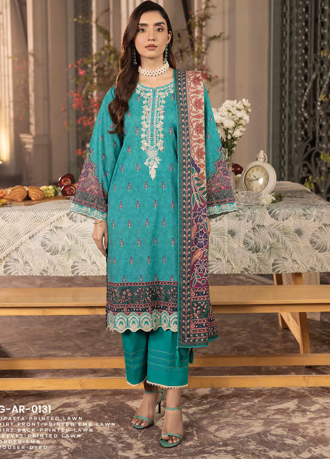 Komal by Lakhany Unstitched Summer Collection 2025 LG-AR-0131