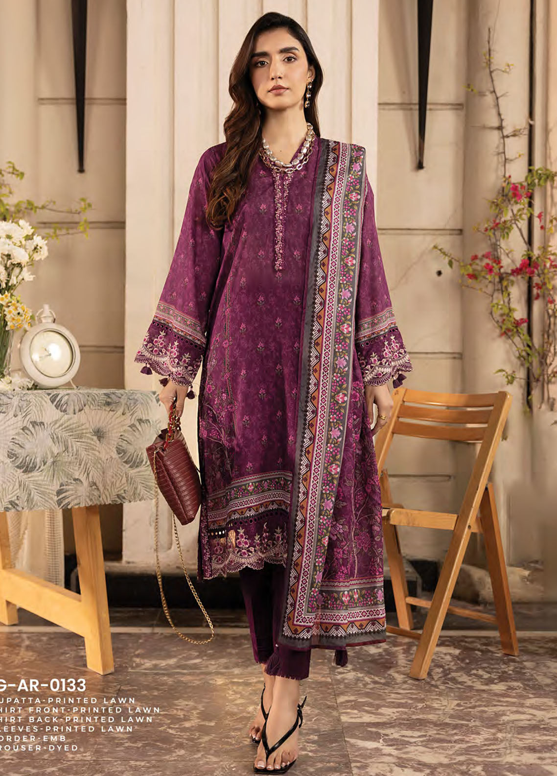 Komal by Lakhany Unstitched Summer Collection 2025 LG-AR-0133