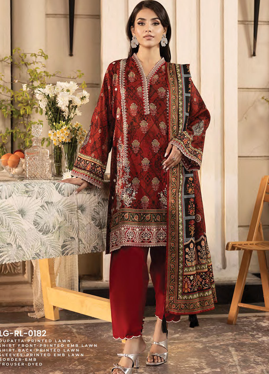 Komal by Lakhany Unstitched Summer Collection 2025 LG-RL-0182