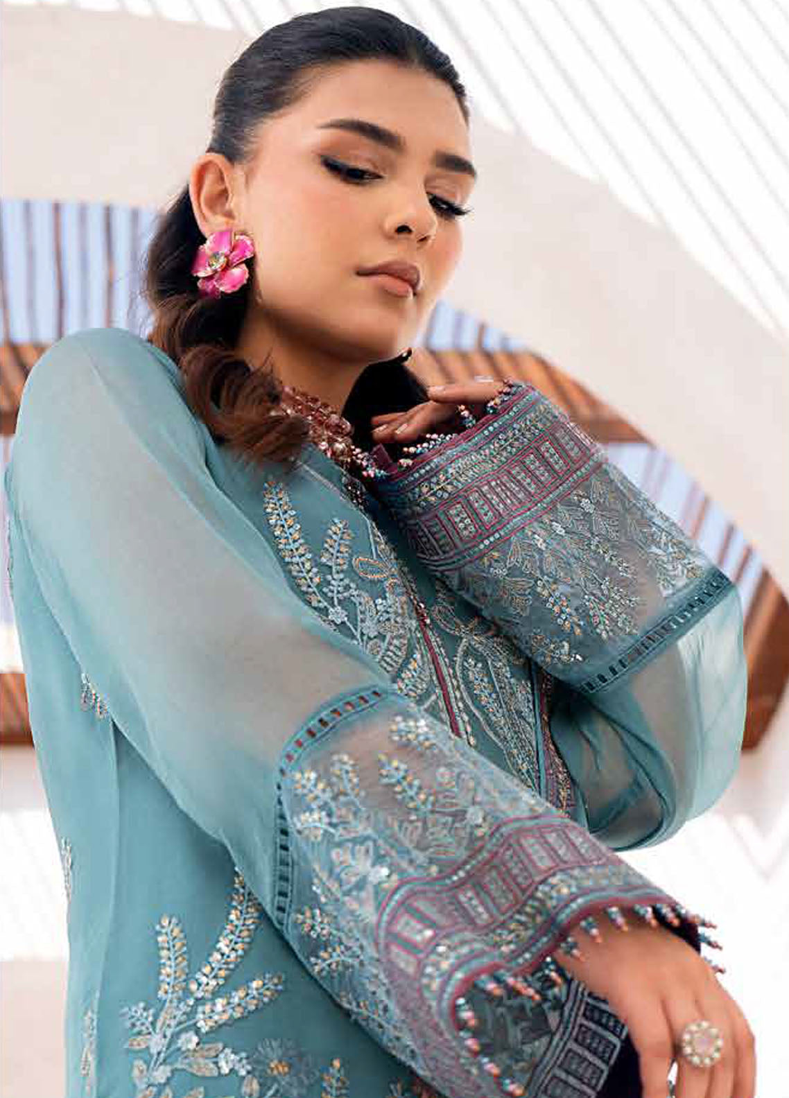 Kuch Khas By Flossie Luxury Chiffon Collection 2024 Vol-15 K-1505 Fae