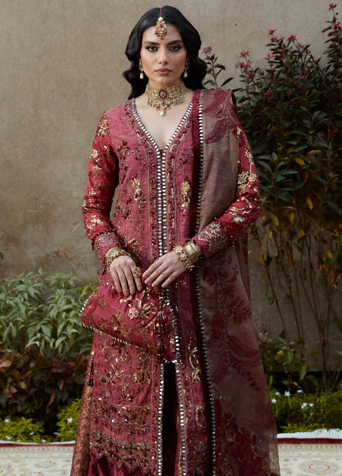 Laj By Lajwanti Unstitched Formal Winter Collection 2024 D-07 Rekha