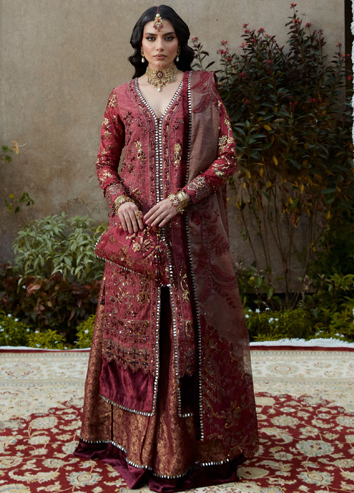 Laj By Lajwanti Unstitched Formal Winter Collection 2024 D-07 Rekha