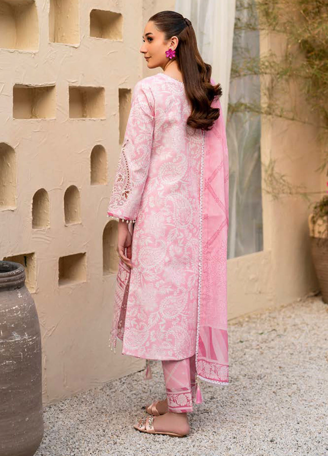 Levana by Alizeh Fashion Embroidered Lawn Suits Unstitched 3 Piece D-7026 Perla