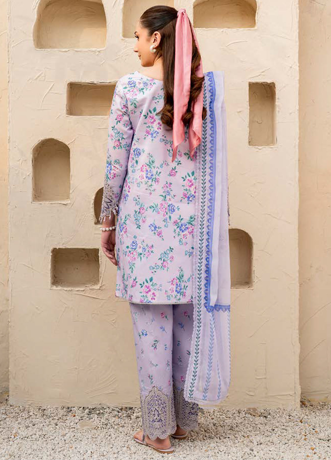 Levana by Alizeh Fashion Embroidered Lawn Suits Unstitched 3 Piece D-7029 Flake