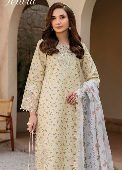 Levana by Alizeh Fashion Embroidered Lawn Suits Unstitched 3 Piece D-7025 Solara