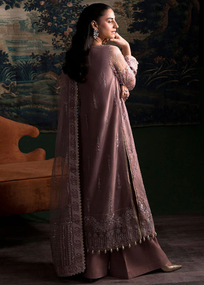 La Regina by Seraph Unstitched Chiffon Edit 2024 Vol-1 Azalea