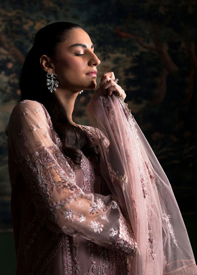 La Regina by Seraph Unstitched Chiffon Edit 2024 Vol-1 Azalea