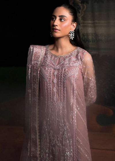 La Regina by Seraph Unstitched Chiffon Edit 2024 Vol-1 Azalea