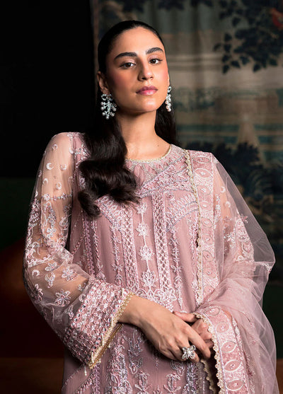 La Regina by Seraph Unstitched Chiffon Edit 2024 Vol-1 Azalea
