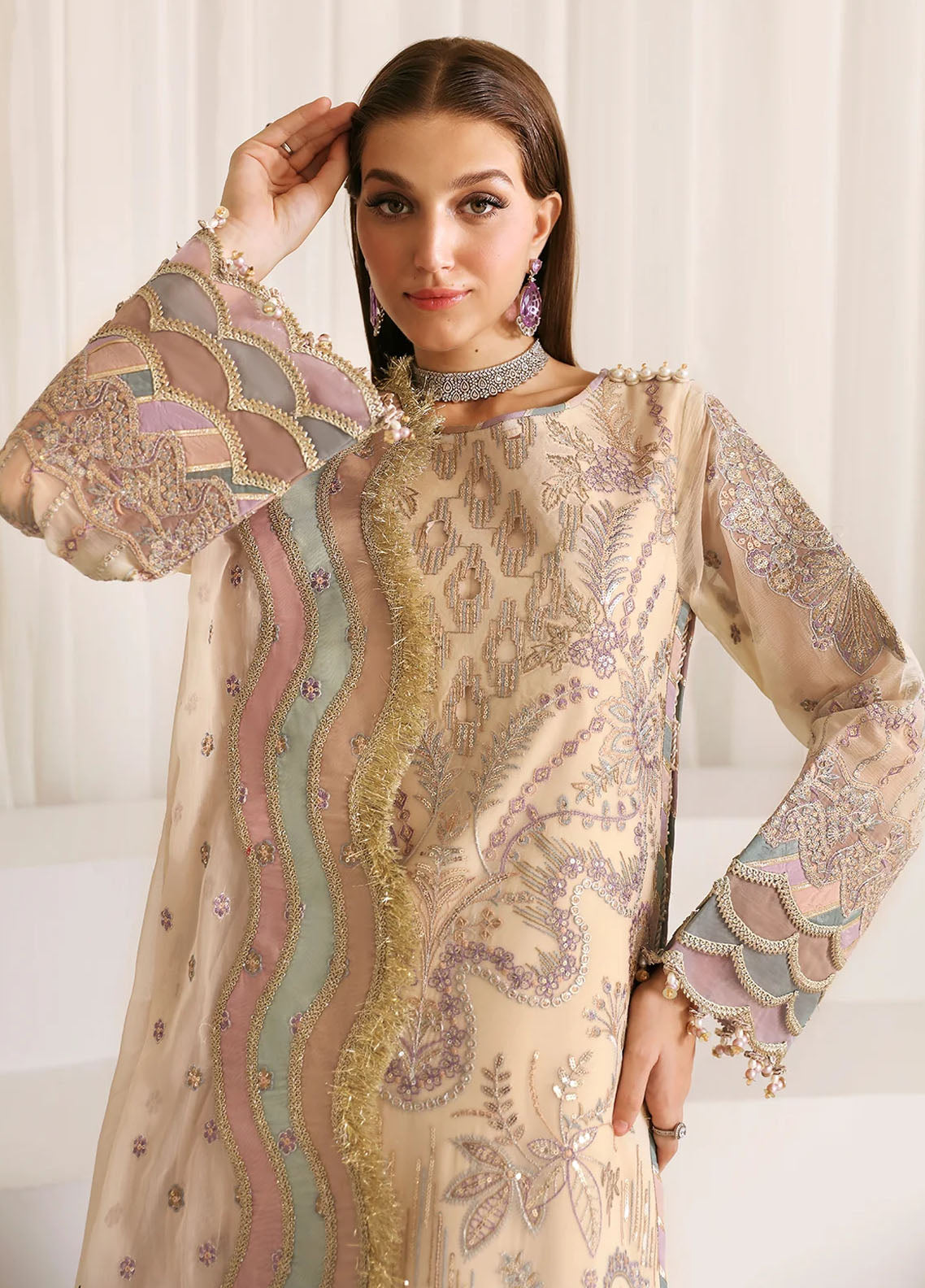 La Ruhe By Alizeh Fashion Unstitched Formals Collection 2024 2177 Mysa