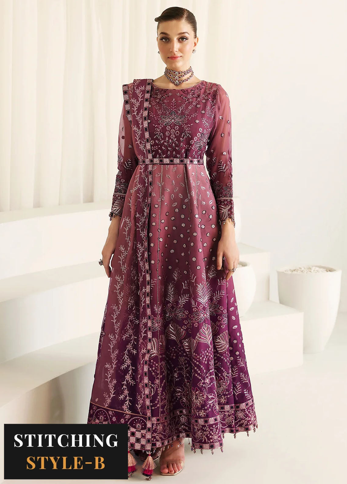 La Ruhe By Alizeh Fashion Unstitched Formals Collection 2024 2178 Opal