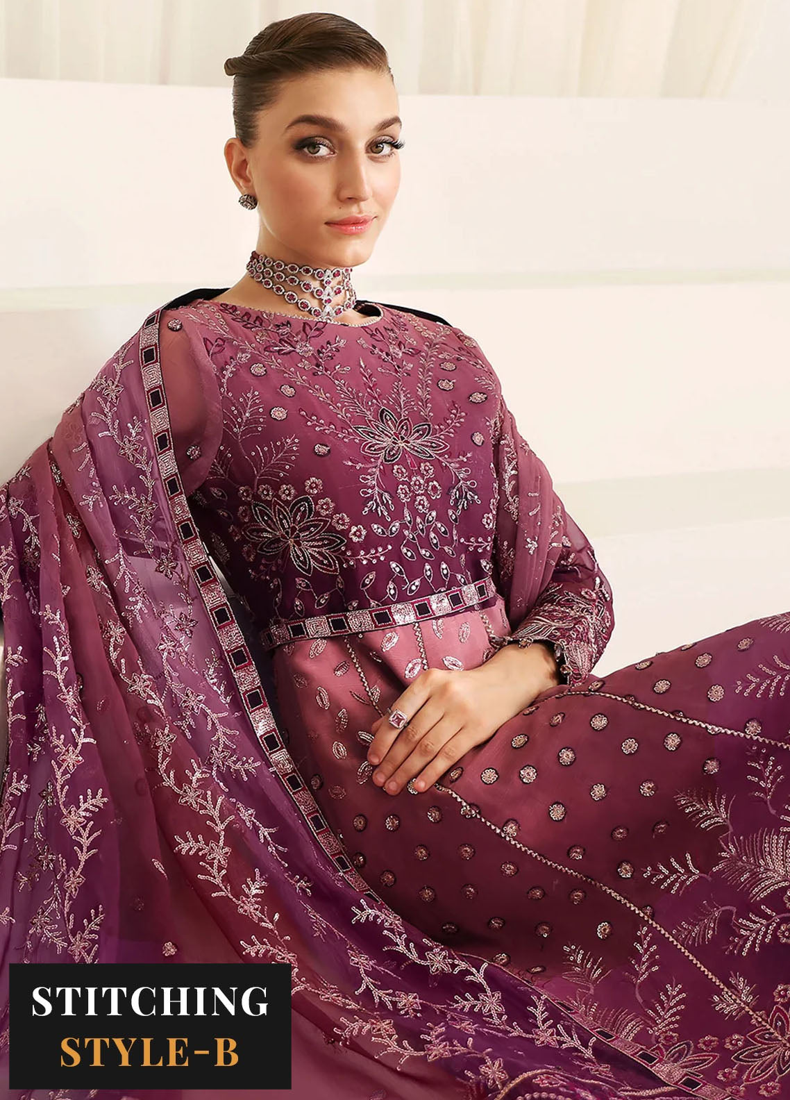 La Ruhe By Alizeh Fashion Unstitched Formals Collection 2024 2178 Opal