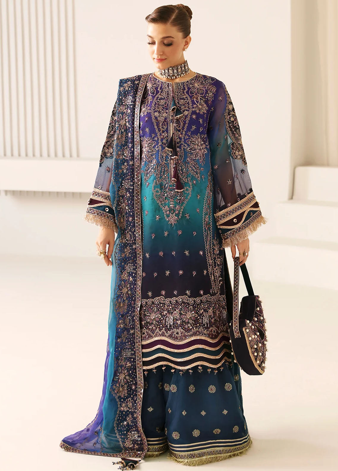 La Ruhe By Alizeh Fashion Unstitched Formals Collection 2024 2182 Oasis