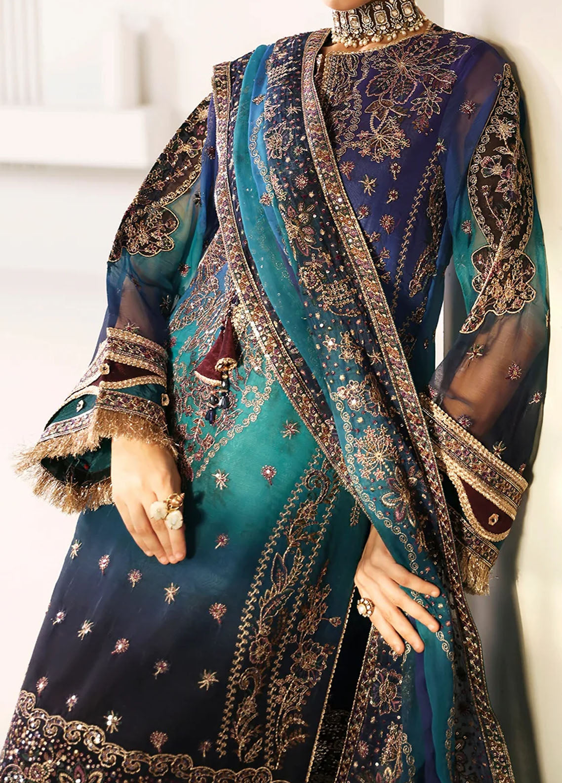 La Ruhe By Alizeh Fashion Unstitched Formals Collection 2024 2182 Oasis