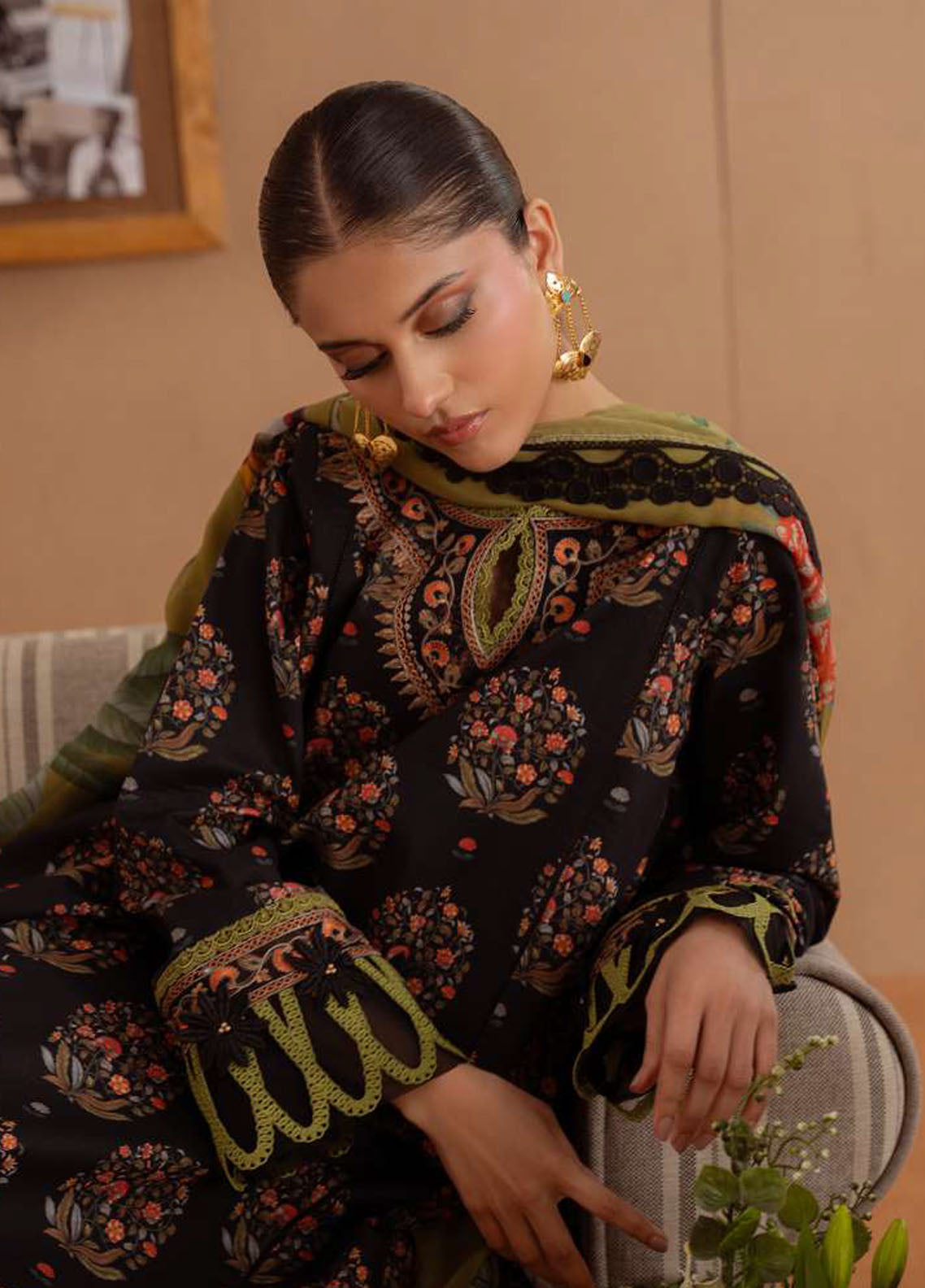 Laanem by Saira Rizwan Embroidered Lawn Suits Unstitched 3 Piece Nerida-B