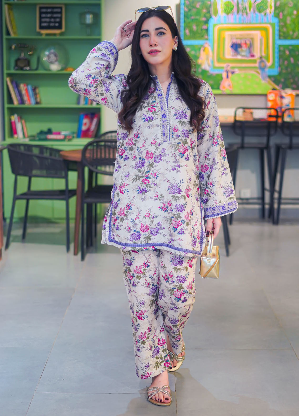 Lakhany Casual Pret Printed Cambric 2 Piece Suit LSM-3781