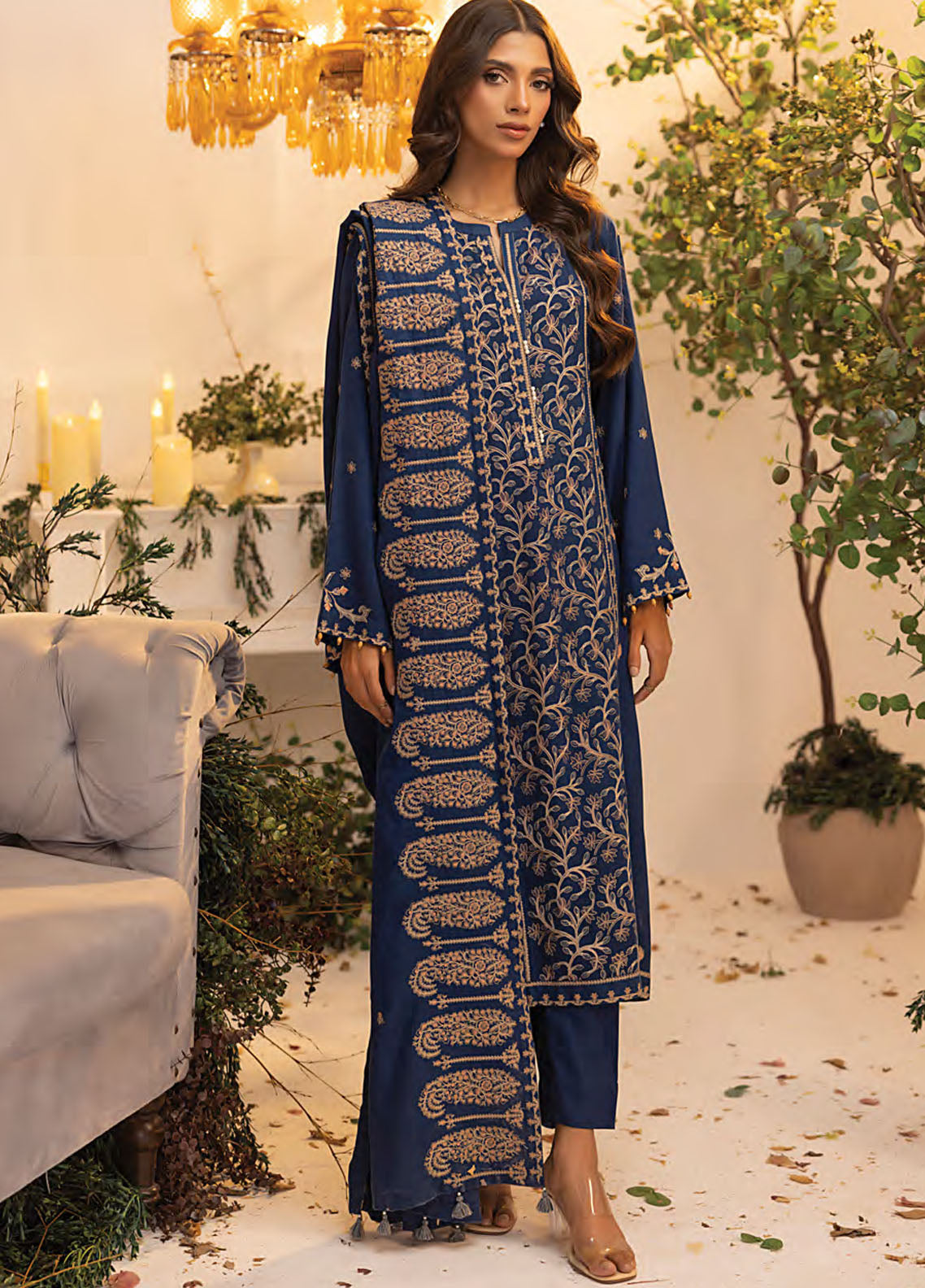 Lakhany Unstitched Winter Collection 2024 LG-IZ-0248