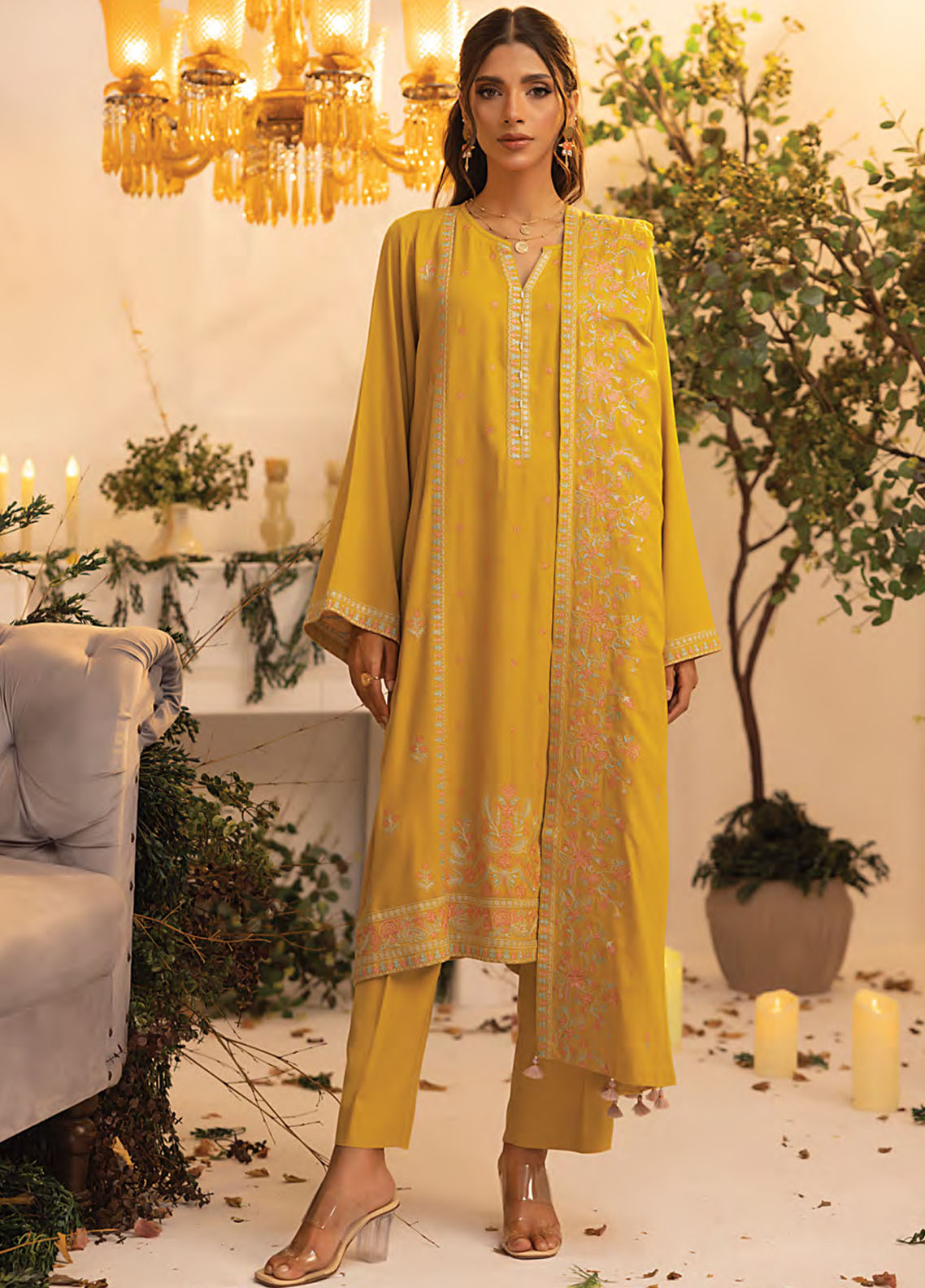 Lakhany Unstitched Winter Collection 2024 LG-IZ-0249