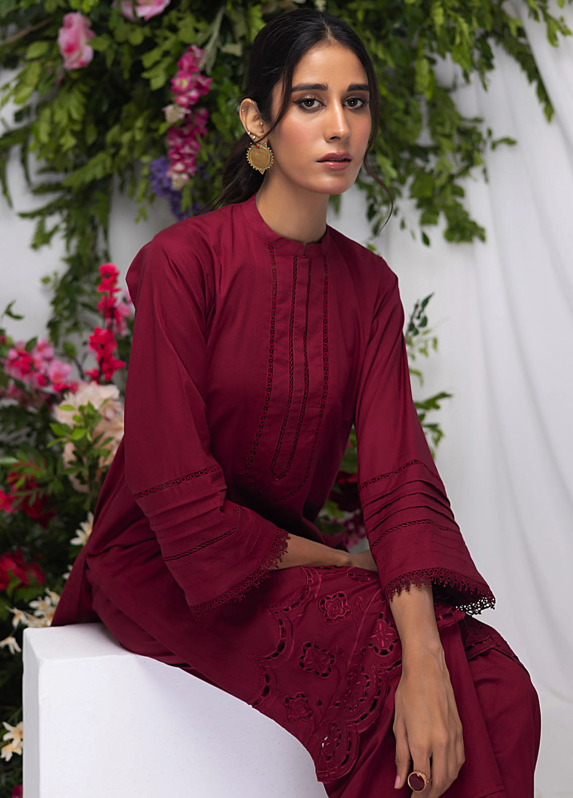 Lakhany Pret Embroidered Cambric 2 Piece Suit LG-SK-0092