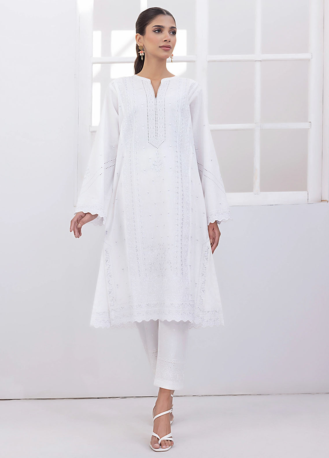 Lakhany Pret Embroidered Cambric Kurti LG-IZ-0089