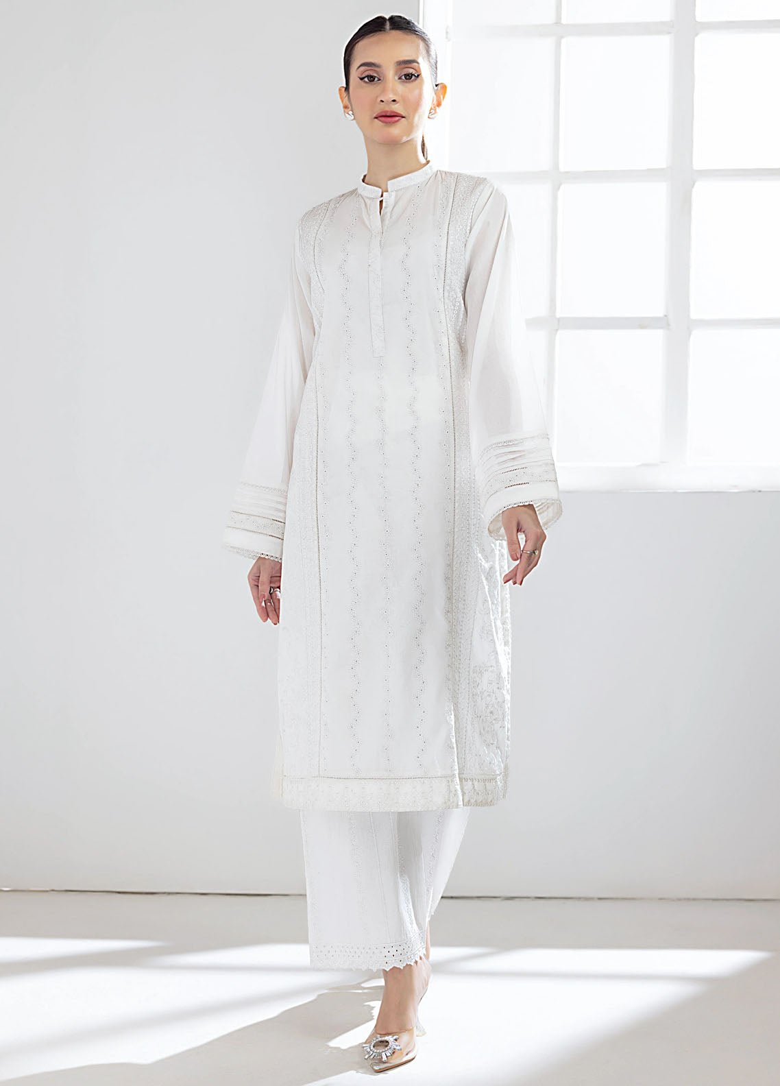 Lakhany Pret Embroidered Cambric Kurti LG-IZ-0115