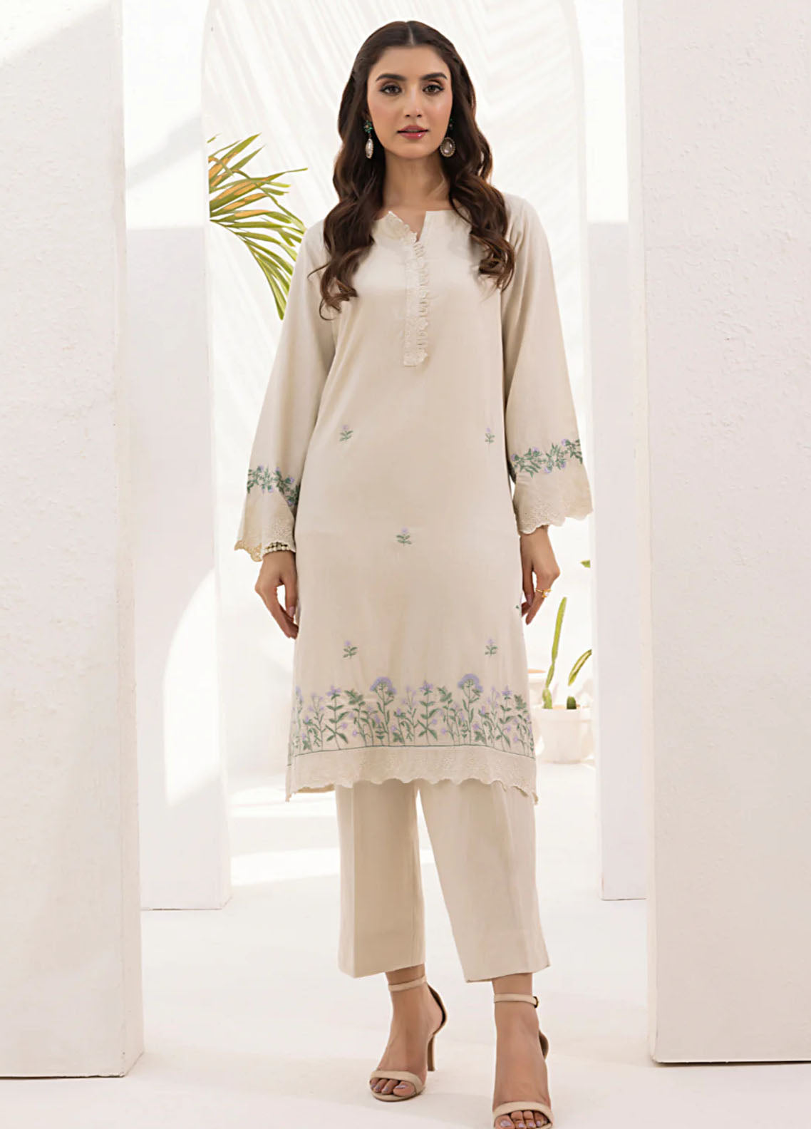 Lakhany Pret Embroidered Jacquard 2 Piece Suit LG-IZ-0273