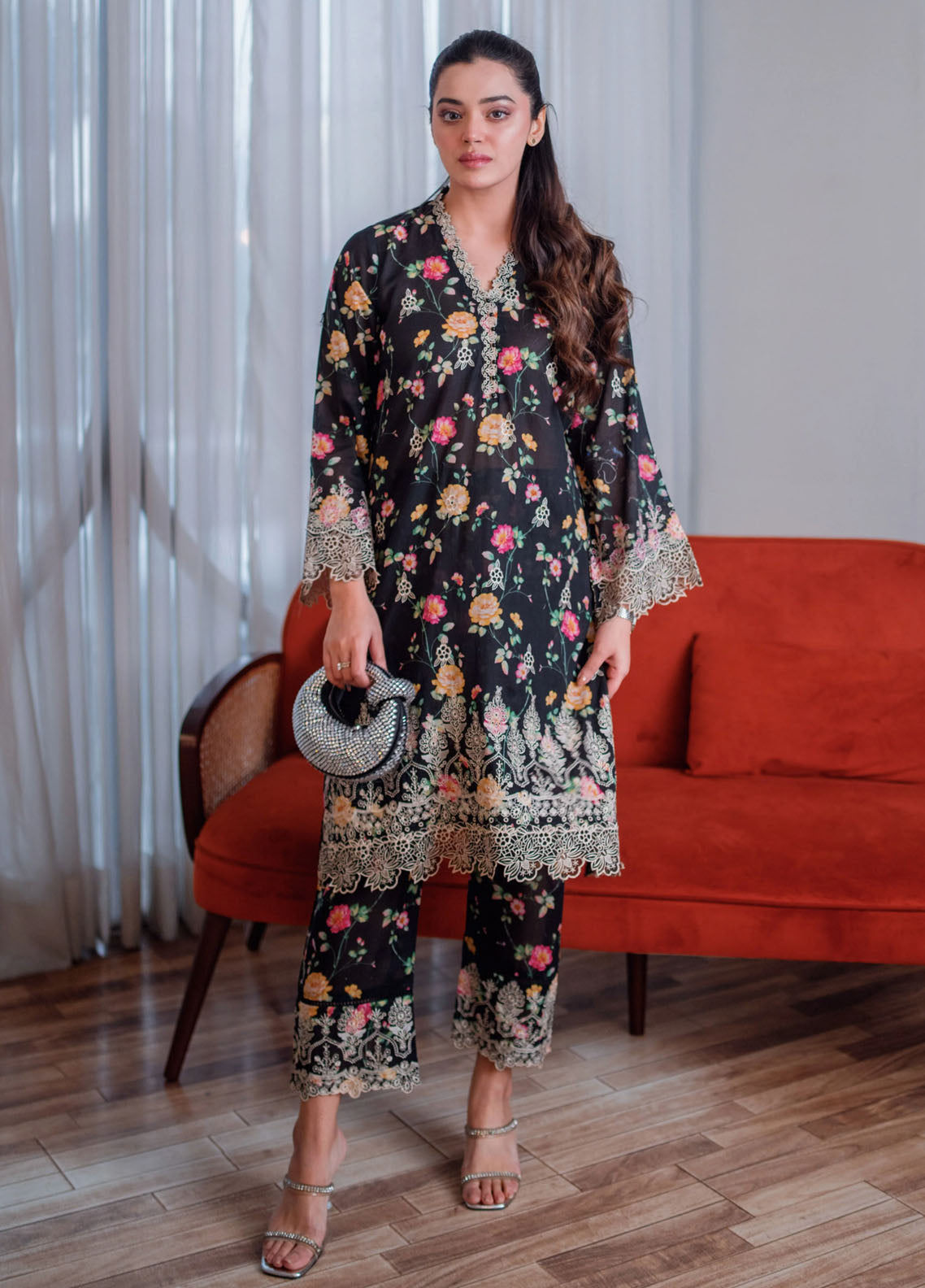 Lakhany Pret Embroidered Lawn 2 Piece Suit LG-RL-0123