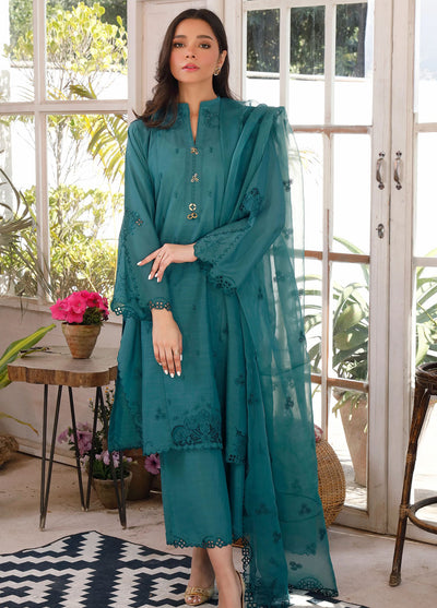 Lakhany Pret Embroidered Raw Silk 3 Piece Suit LG-SK-0169