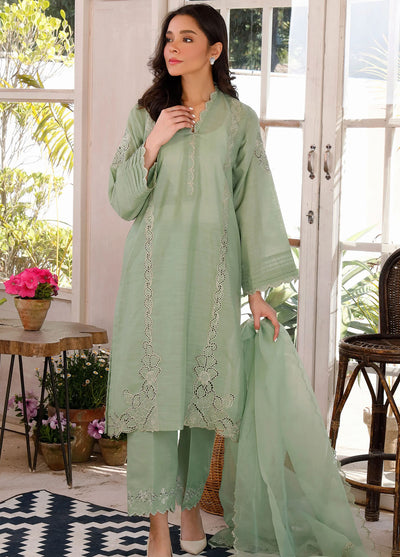 Lakhany Pret Embroidered Raw Silk 3 Piece Suit LG-SK-0170