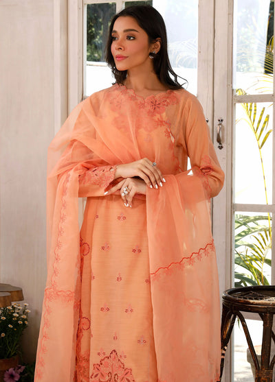 Lakhany Pret Embroidered Raw Silk 3 Piece Suit LG-UB-0022