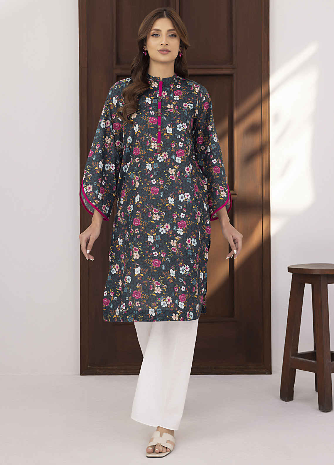 Lakhany Pret Printed Cambric Kurti LG-IZ-0074